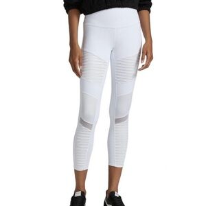 Alo Yoga Moto 7/8 Legging White NWOT